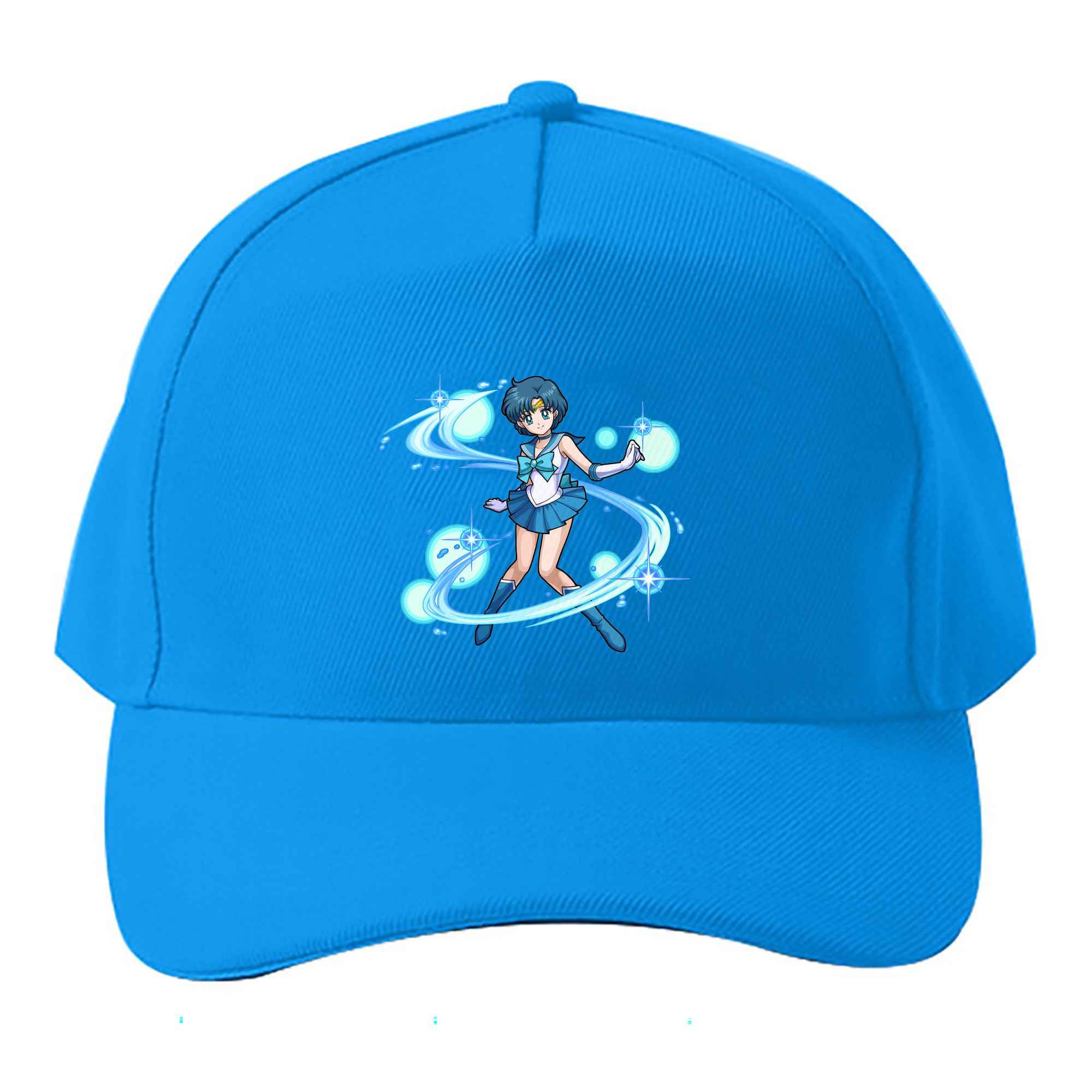（画像用） 美少女戦士セーラームーン 水野 亜美 みずの あみ Sailor Moon Mizuno Ami ベースボールキャップ 綿100％ 男女兼用 帽子 スポーツ
